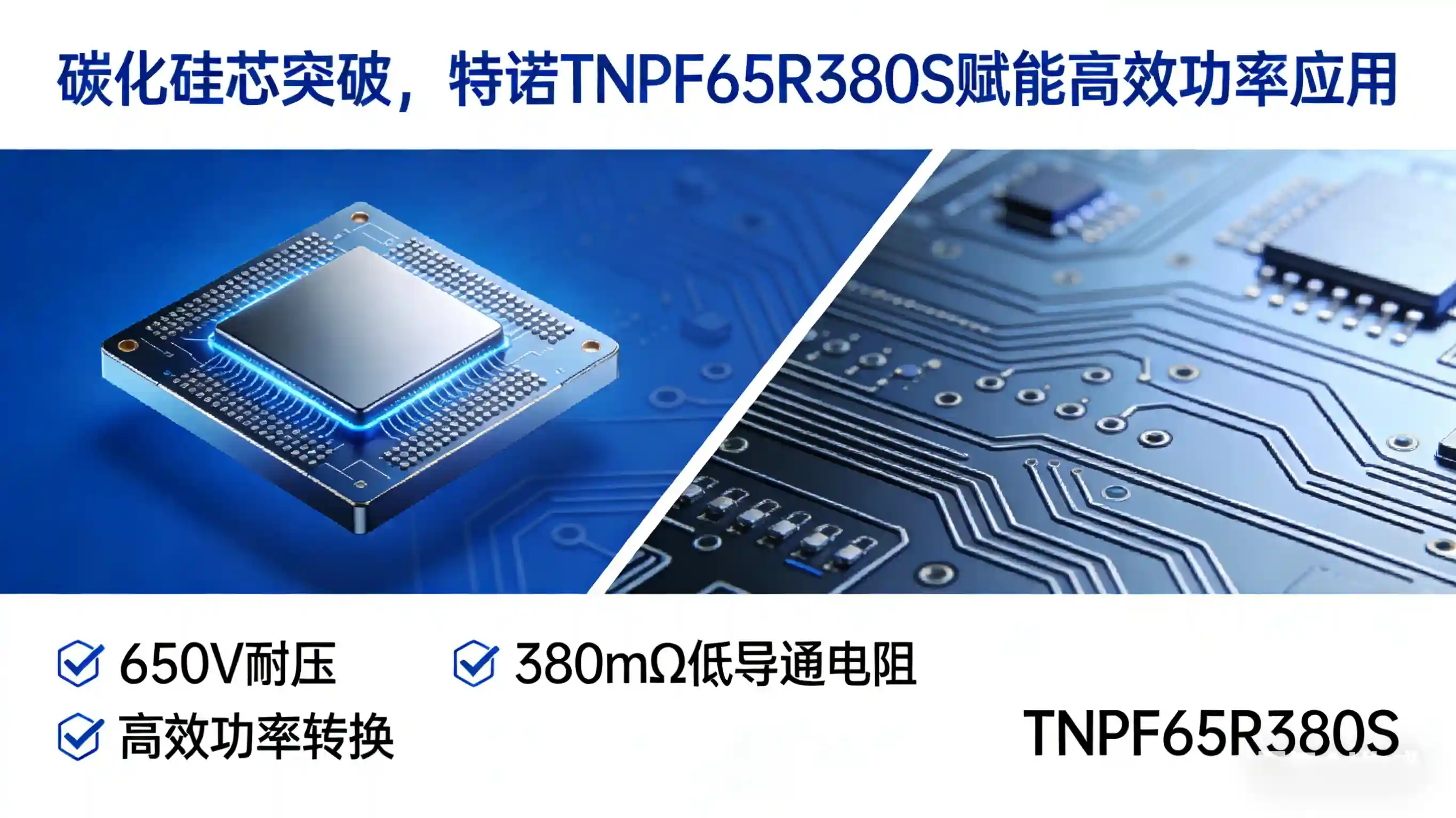 Breakthrough in Silicon Carbide Core: Tenuo TNPF65R380S Empowers High-Efficiency Power Applications