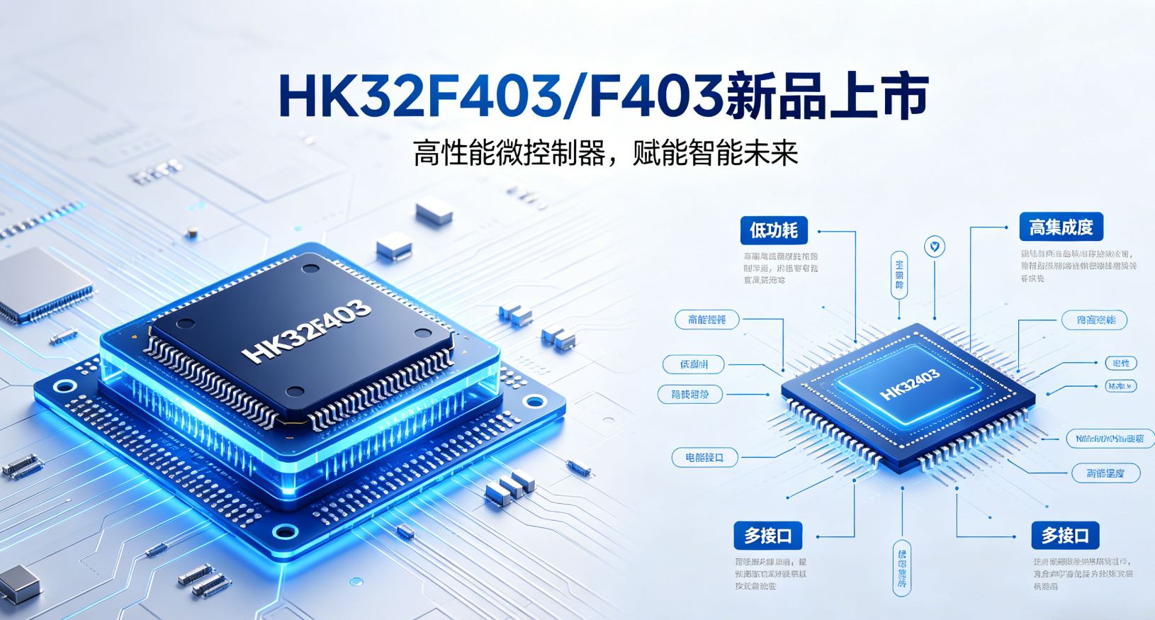 High-Performance M4 Core Power, Empowering Intelligent Upgrade Across All Scenarios Hangshun HK32F403/F401 New Product Application Guide