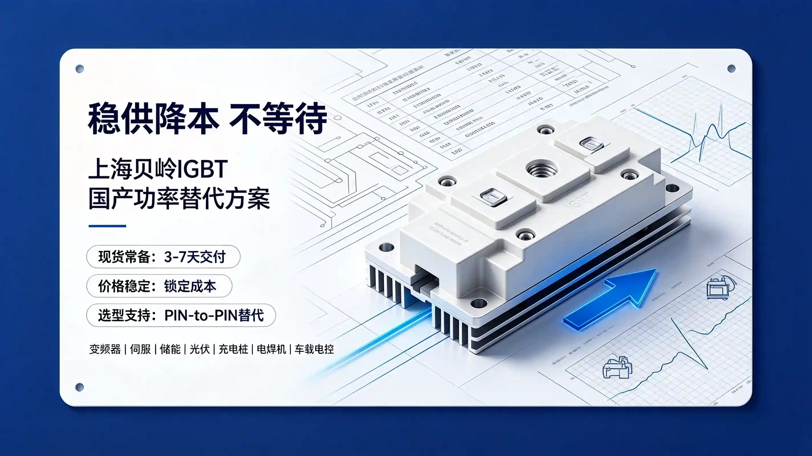 Break the Deadlock of Shortage & Price Hikes: Full-range IGBTs from Shanghai Belling with Stable Spot Stock, One-stop Domestic Replacement Choice