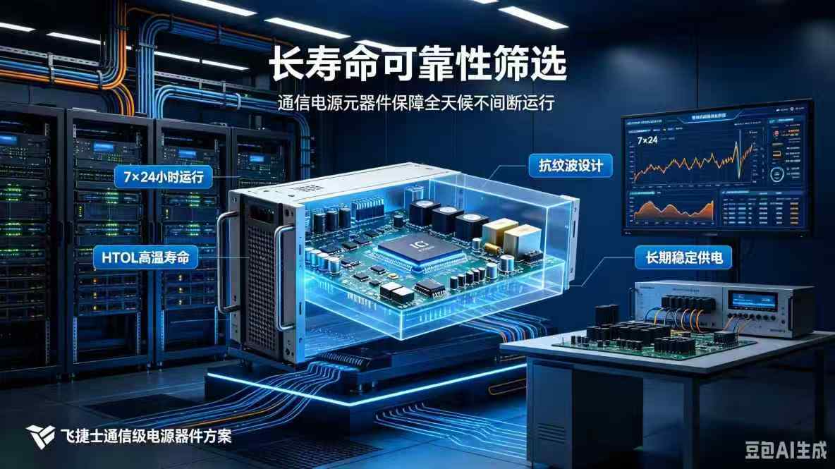  Long-Life Reliability Screening – Components for Communication Power Supplies Ensure Non-Stop Operation