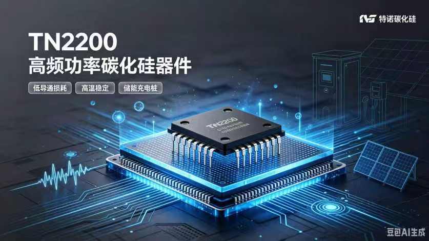  Tenuo TN2200 Silicon Carbide Device｜Preferred High‑Frequency Power Solution, Boosting Localization of Energy Storage and Charging Piles